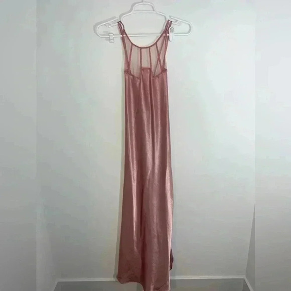 VICTORIA SECERT PINK SLIP DRESS SIZE P GOLD LABEL VINTAGE - Picture 1 of 11